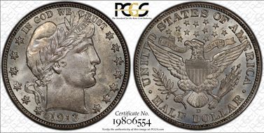 1913-D 50C MS66+