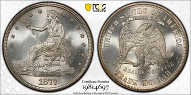 1877-S T$1 FS-802 DDR MS65