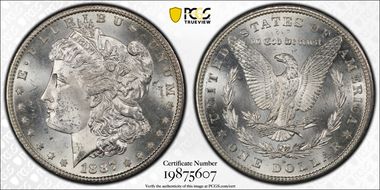 1887-S $1 MS64