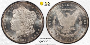 1884-CC $1 MS65PL