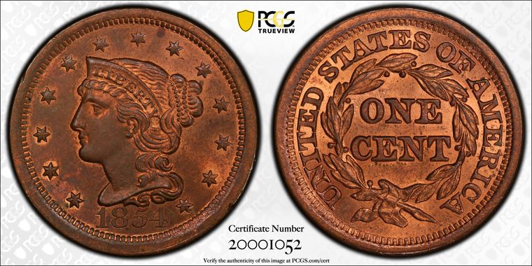 Cert 20001052 - Coin Image