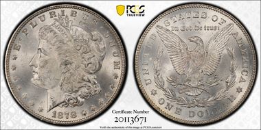 1878 7TF $1 VAM 83 High 1 MS64