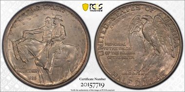1925 50C Stone Mountain MS64