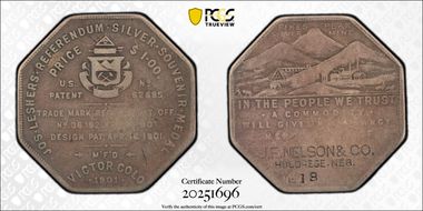 1901 Lesher$ HK-1018 JE Nelson & Co. F12