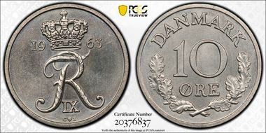 1963 CS 10 Øre MS66