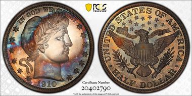 1910 50C PR67+