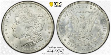 1888 $1 MS63