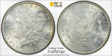 1888 $1 MS63
