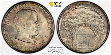 1922 50C Grant MS66