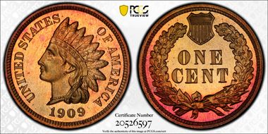 1909 1C Indian PR66CAM