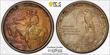 1925 50C Stone Mountain MS64