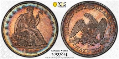 1852-O 50C MS64