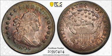 1805 10C 4 Berries MS65