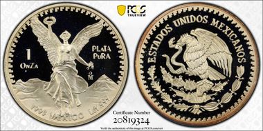 1993-Mo Onza Libertad Ag PR69DCAM