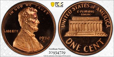 1970-S 1C Small Date PR68DCAM