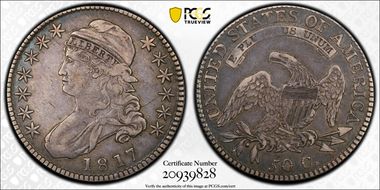 1817 50C Overton 108 VF35