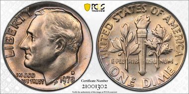 1978-D 10C MS66