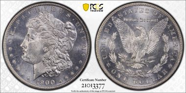 1900-S $1 MS64PL