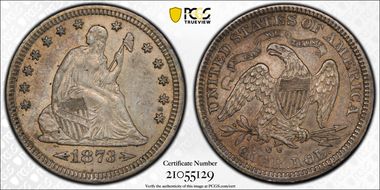 1873-CC 25C Arrows AU55