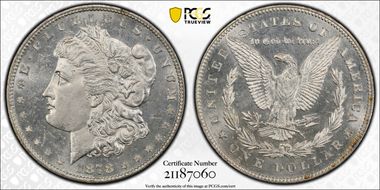 1878 7TF $1 Reverse of 1878 MS63PL