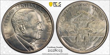 1936 50C Robinson MS65