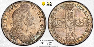 1698 1/2 Cr S-3494 DECIMO MS63