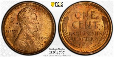 1909-S VDB 1C MS64RB