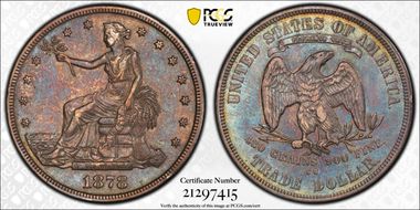 1878-CC T$1 Trade XF45