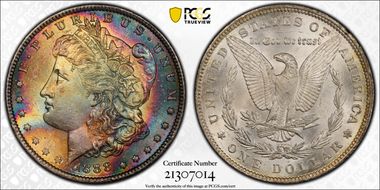 1888 $1 MS63