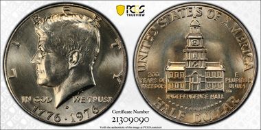 1976-D 50C Clad MS67