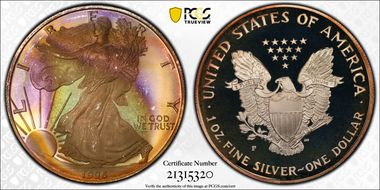 1996-P $1 Silver Eagle PR69DCAM