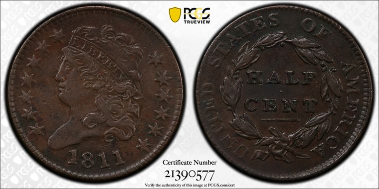 Cert 21390577 - Coin Image