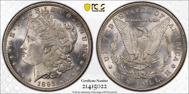 1893 $1 MS63