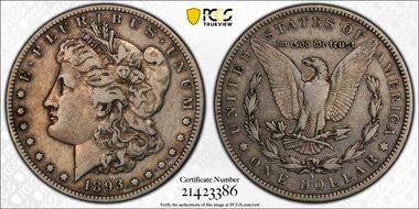 1893-S $1 VF30
