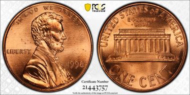 1998 1C Wide AM MS66RD