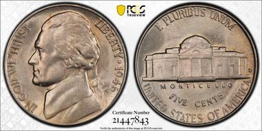 1946-D/D 5C D/Inverted D FS-501 (031) AU58