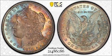 1878 7TF $1 VAM 83 High 1 MS63