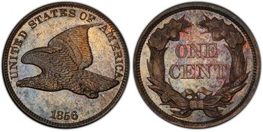 1856 1C Flying Eagle PR65