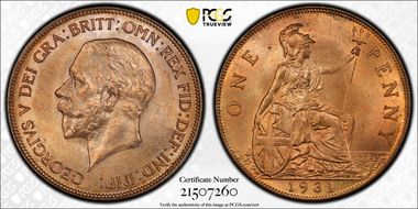 1931 1D S-4055 MS65RD