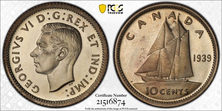 Cert 21516874 - Coin Image