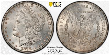 1878 7TF $1 VAM 117, Tripled Star MS63