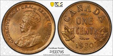 1930 1C MS65RB