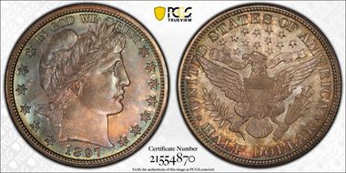 1897-O 50C MS67