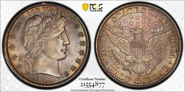 1899-S 50C MS67