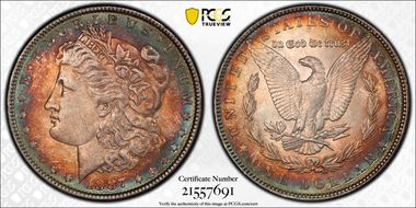 1887 $1 MS64