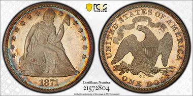 1871-CC $1 MS64