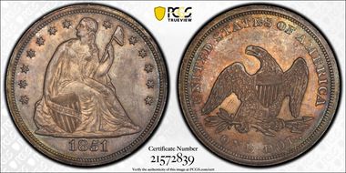 1851 $1 MS64