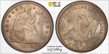 1846 $1 MS65