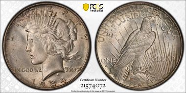 1934-D $1 MS63