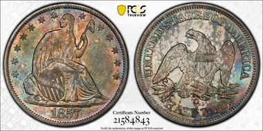1857-O 50C MS64